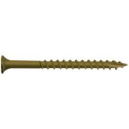 Camo 0356100 Buglehead Deck Screw, Star Drive, 1-5/8", Tan