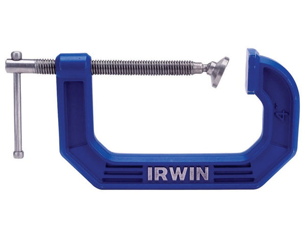 Irwin 225104 Quick Grip Adjustable C-Clamp, 4''