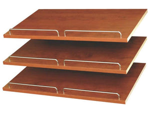 Easy Track RS1600-C Shoe Shelves, 24", Cherry