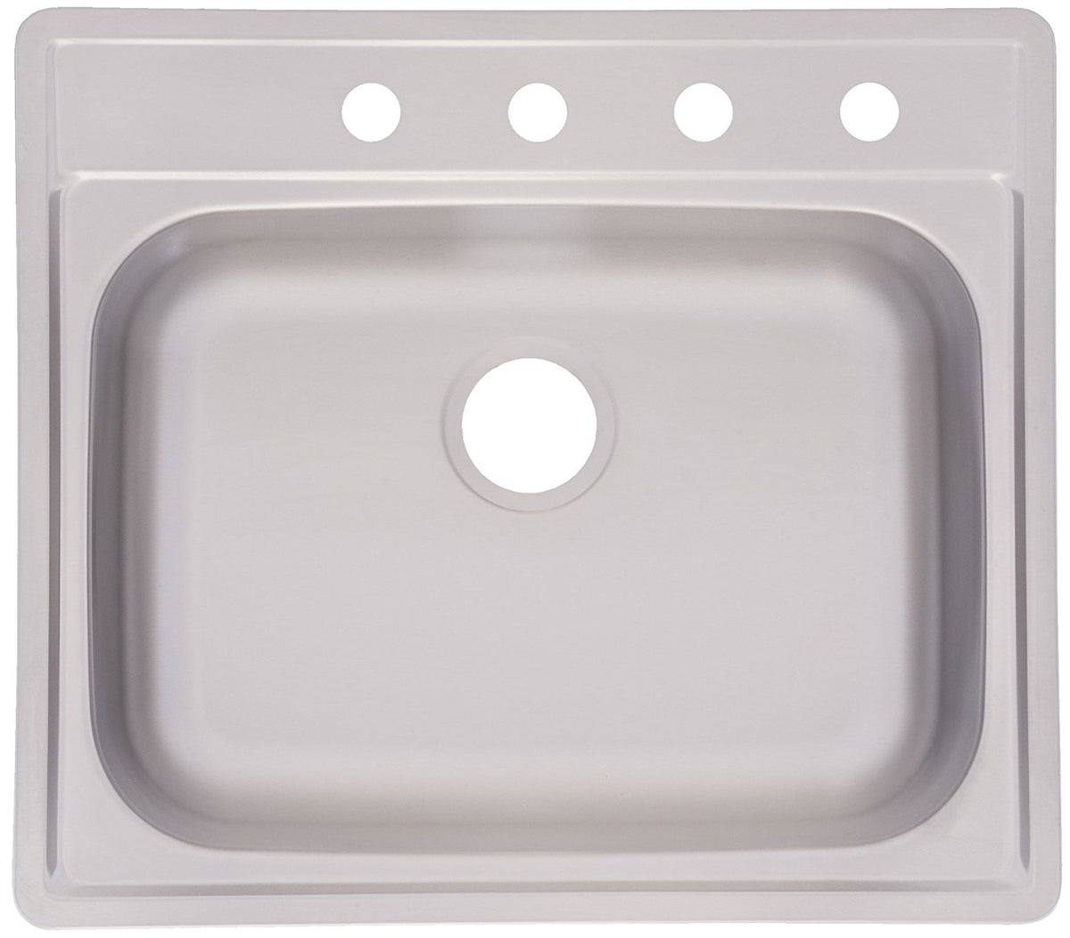 Franke FSS804NB Kitchen Sink, 22" H x 25" W x 8" D, Stainless Steel, Satin