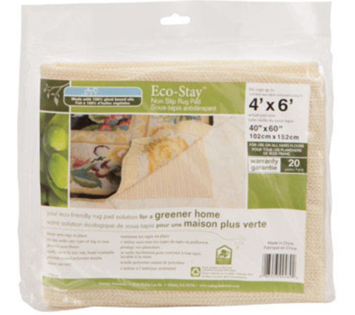 Vantage Industries V14973 Eco Stay Nonslip Rug Pad, 4&#039; x 6&#039;