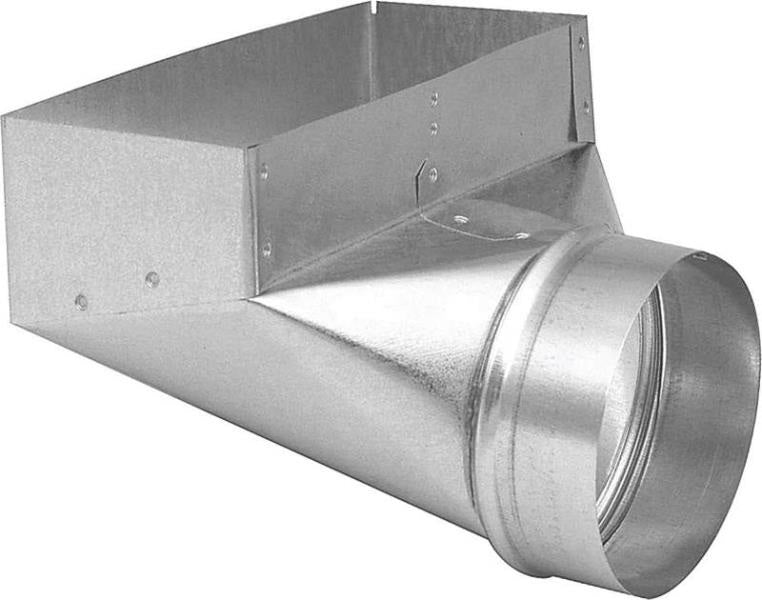 Imperial GV0605 Duct Angle Boot, 3-1/4" x 10" x 4"