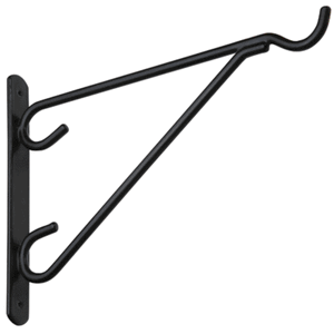 Stanley Hardware 274-647 Outdoor Brackets, Black Vinyl Coated, 12"