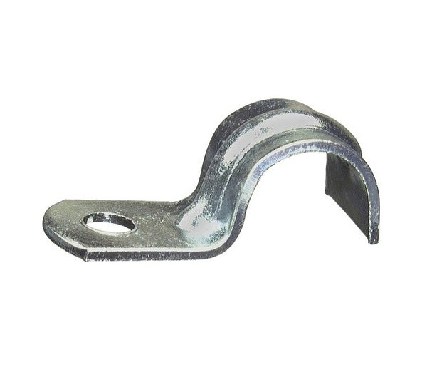 Halex 26211 One Hole Cable Strap, 3/8", Galvanized