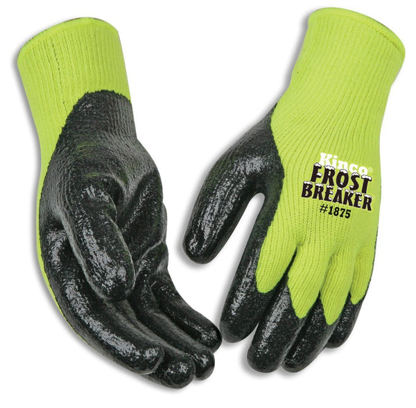 Kinco 1875-L FrostBreaker Hi-Vis Thermal Grip Work Glove, Large