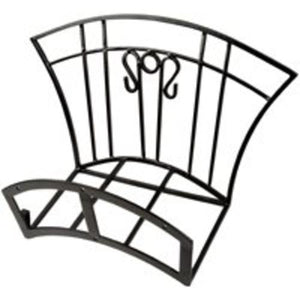 Landscapers Select HH003 Wall Mounting Hose Hanger, Hammertone Black, 250 ft Capacity