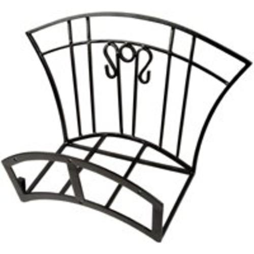 Landscapers Select HH003 Wall Mounting Hose Hanger, Hammertone Black, 250 ft Capacity