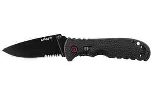 Coast 20822 Assist Max Lock Folding Knife, Stainless Steel, Nylon Handle, 8-1/2" L