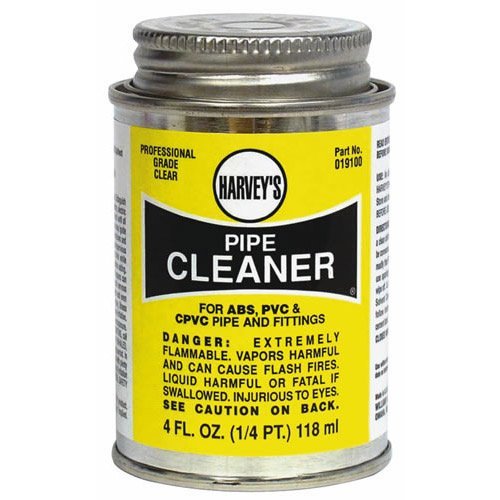 Harvey 019100-24 All-Purpose Pipe Cleaner 4 Oz - Clear