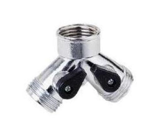 Landscapers Select GC5013L Garden Hose Y-Connector, Silver