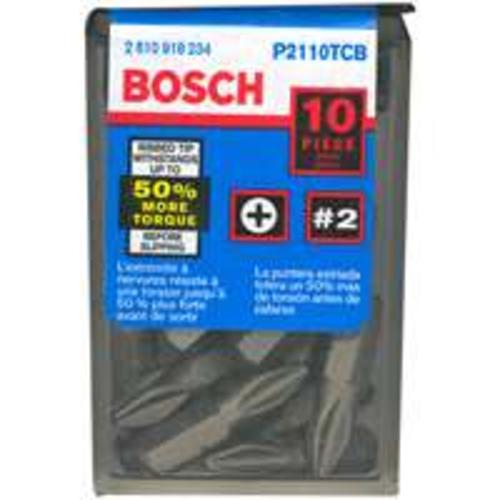 Bosch P2110TCB Phillips Bit Carded, 1", #2