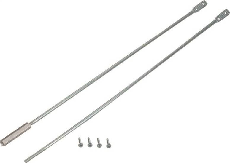 Prosource LR-106-PS Storm/Screen Door Braces, Steel, 50"
