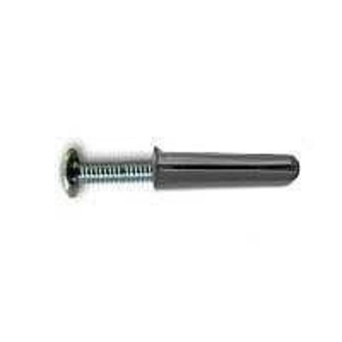 Midwest 10411 Plastic Conical Anchors With Screws, 8-10X7/8"