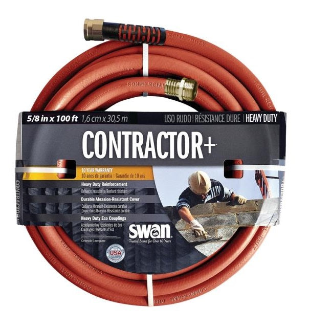 Swan SNCG58100 Contractor Garden Hose, 5/8" x 100&#039;