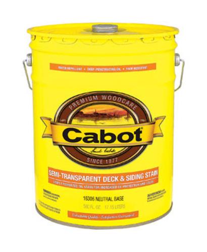 Cabot 140.0016306.008 Semi Transparent Deck & Siding Stain