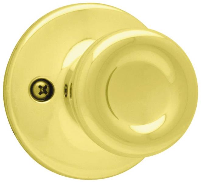 Kwikset 94880-013 (488T3) Tylo Dummy Knob, Polished Brass