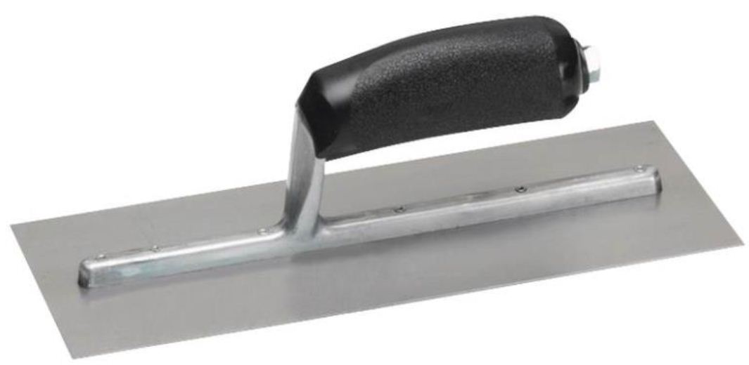 Marshalltown 18342 Finishing Trowel, 11" x 4-1/2", Curved Plastic Handle