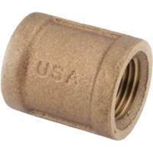 Anderson Metals 738103-32 Lo-Lead Coupling 2"IPT, Red Brass