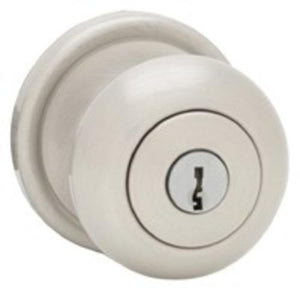 Kwikset 740H15SMTRCAL/RCS Entry Knob Locksets, Satin Nickel