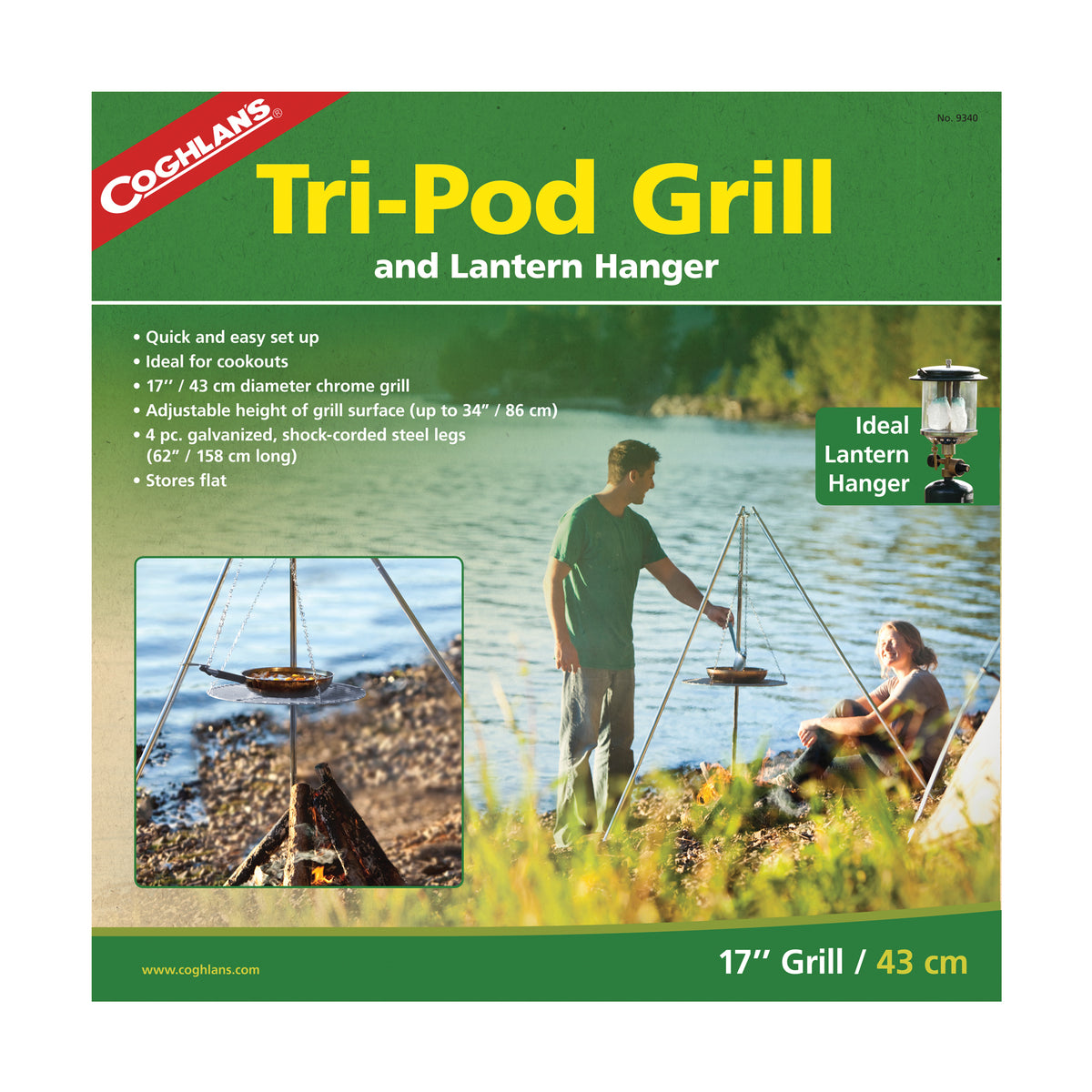 Coghlan&#039;s 9340 Tri-Pod Grill, 17"