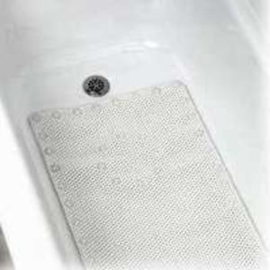 Zenith 79WW04 Foam Bath Mat 17" x 36", White