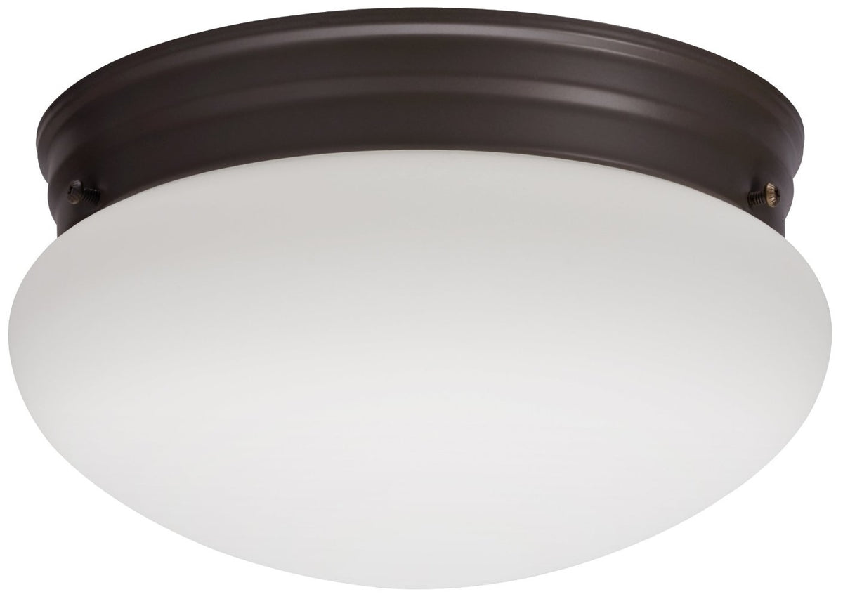 Lithonia Lighting 158PKX Mushroom Flush Mount Ceiling Light, 23 Watt, 9"