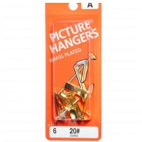 Midwest 23462 Picture Hanger 20 Lb, Brass