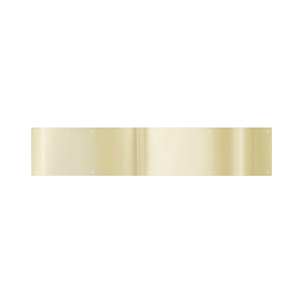 National Hardware N270-308 Kickplate, Brass, 8 Inch X34 Inch