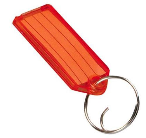 Hy-Ko KB141 Id Key Tag W/Tang Ring 7/8"X2-1/4"