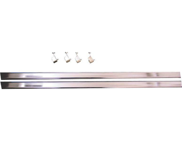 Easy Track RR1036-CH Wardrobe Rods & Rod Ends, Chrome, 35"
