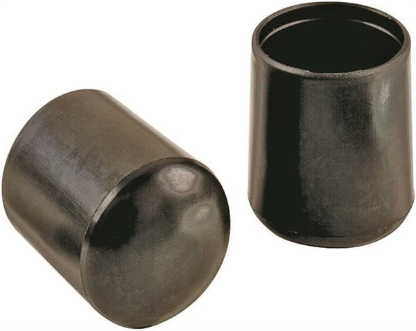 Prosource FE-50606-PS Furniture Leg Tips, 1-1/4", Black, 4/Pack
