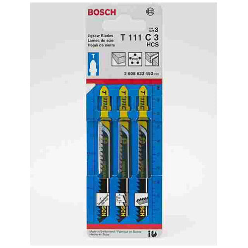 Bosch T244D3 T-Shank Jig Saw Blade 4"