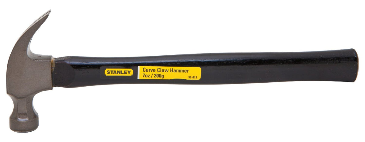 Stanley 51-613 Curved Claw Hammer 7 Oz, Wood Handle