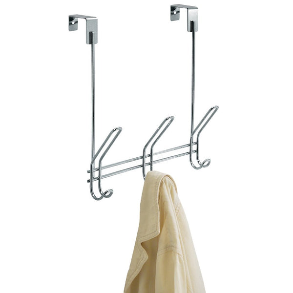 InterDesign 43912 Classico Over-The-Door Rack 3, Chrome
