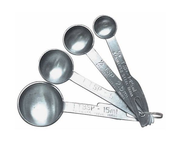 Progressive GT3474 Stainless Steel Measuring Spoon Sets, 4 Piece