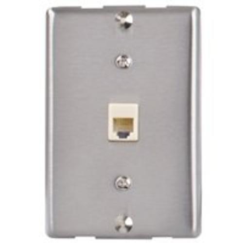 Zenith TW1001WPS Single Wall Phone Mount, Silver