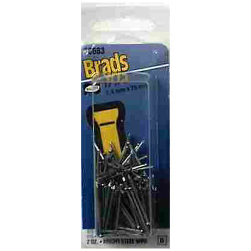 Hillman 122524-N Wire Brad 1-1/2", Bright Steel
