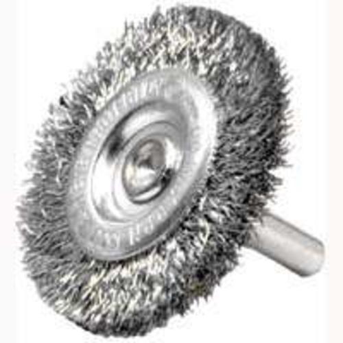 Weiler 36414 Crimped Wheel Brush, 3",  Fine