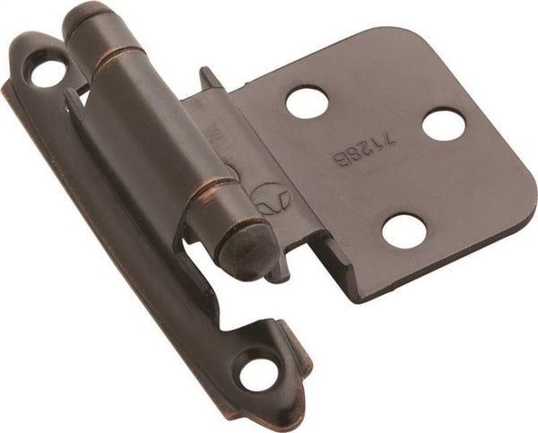 Amerock BPR3428ORB Self-Closing Cabinet Hinge, Oil Rubbed Bronze