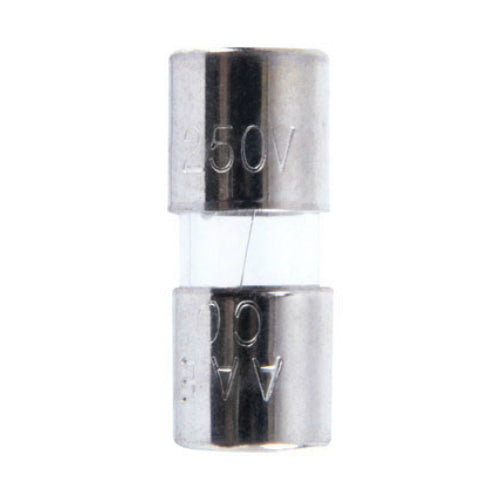Jandorf 60614 AGA Series Fast-Acting Glass Tube Fuse, 2 Amp, 1/4" x 5/8"