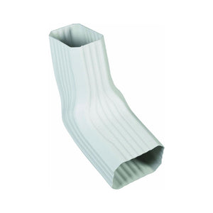 Amerimax 37066 Gutter Elbow, White, Vinyl