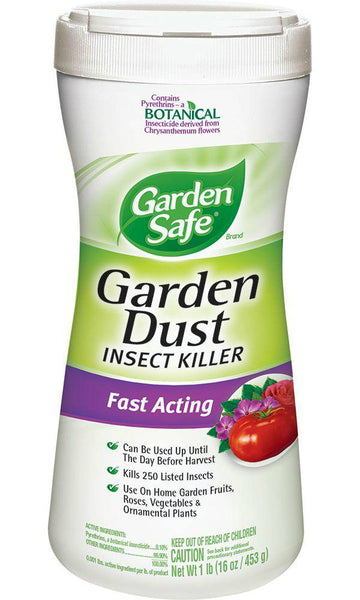 Garden Safe HG-93199 Garden Dust Insect Killer, 1 Lb