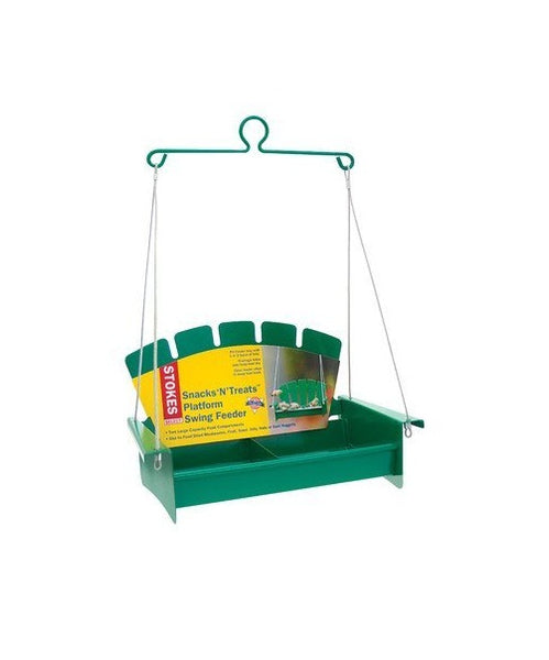 Stokes Select 38267 Snacks &#039;N&#039; Treats Platform Swing Bird Feeder