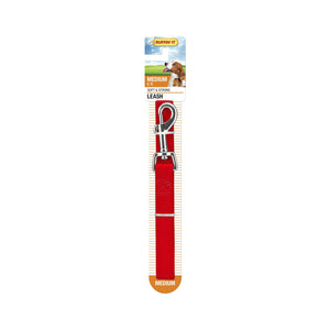 Westminster Pet 7N31166 Ruffin' It Dog/Puppy Leash, Nylon, Red