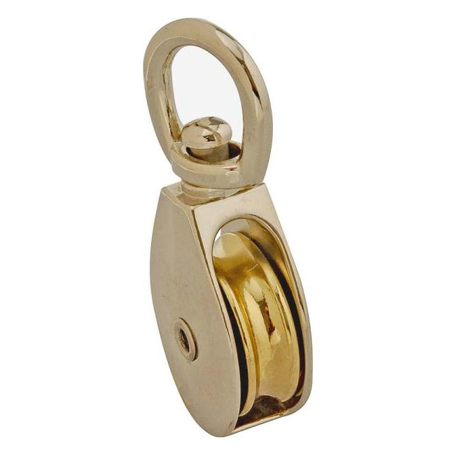 Campbell Chain 0173ZD-1/2 Single Sheave Swivel Eye Pulley, 1/2"