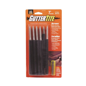 Hillman GS-0007BRN/47803 Gutter Screw & Ferrule, 17.8", Brown