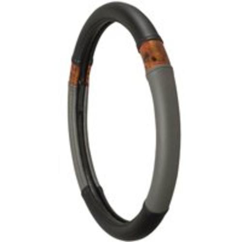 Auto Expressions 5078468 Steering Wheel Cover 14.5"-15.5", Gray