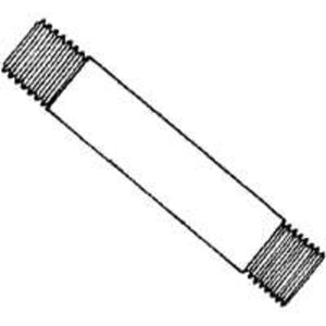 Worldwide Sourcing GN1/2X30-S Galvanized Pipe Nipple, 1/2" X 30", Steel