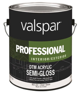 Valspar 80133 Professional Interior/Exterior Acrylic Semi-Gloss Paint, 1 Gallon