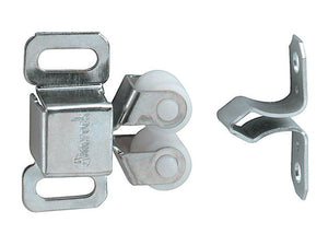 Amerock 143 Allison Value Hardware Double Roller Catch, Permabrite Zinc